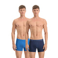 Blue - Pack Shot - Puma Mens Active Boxer Shorts (Pack of 2)