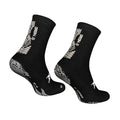 Black-White - Side - Precision Childrens-Kids Origin.0 Gripped Anti-Slip Sports Socks