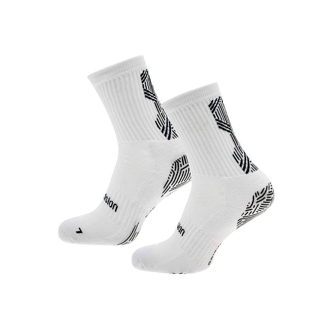 White-Black - Front - Precision Childrens-Kids Origin.0 Gripped Anti-Slip Sports Socks