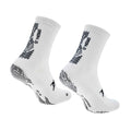 White-Black - Side - Precision Childrens-Kids Origin.0 Gripped Anti-Slip Sports Socks