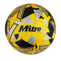 Yellow-Silver-Black - Front - Mitre Ultimax Evo Football