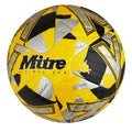 Yellow-Silver-Black - Back - Mitre Ultimax Evo Football