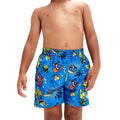 Blue-Yellow - Front - Speedo Boys Learn To Swim 11 Swim Shorts