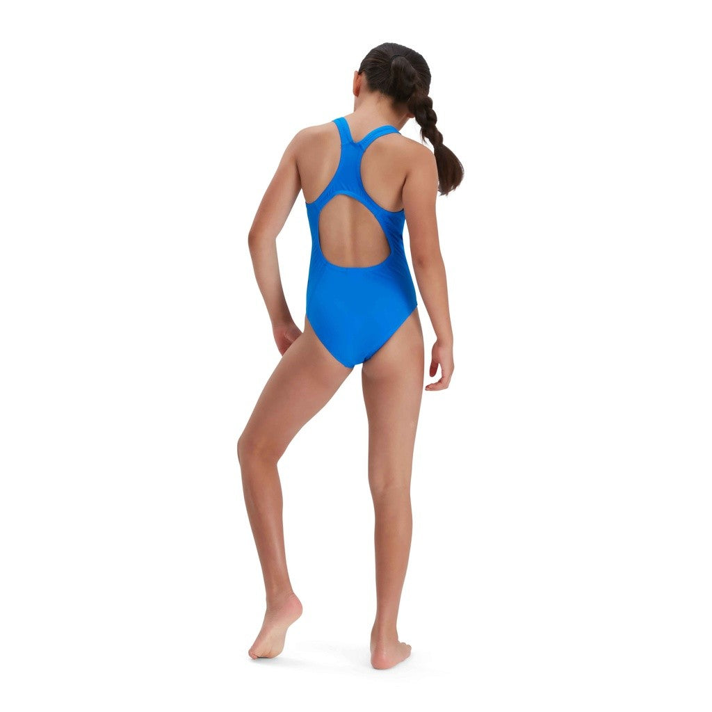 Bondi Blue - Lifestyle - Speedo Girls Medalist Eco Endurance+ One Piece Swimsuit