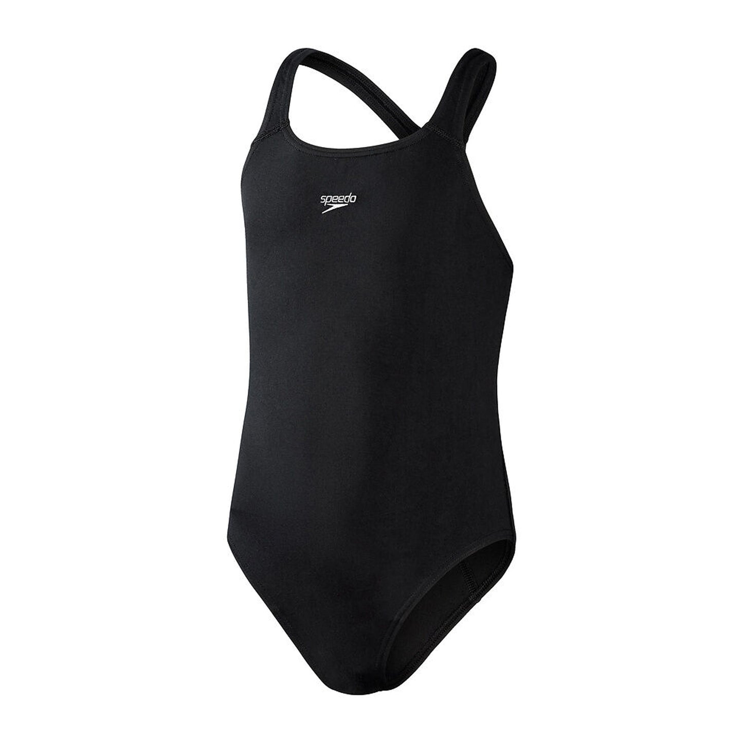 Black - Front - Speedo Girls Medalist Eco Endurance+ One Piece Swimsuit