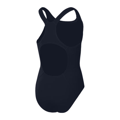 Navy - Back - Speedo Girls Medalist Eco Endurance+ One Piece Swimsuit