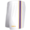 White-Purple-Gold - Front - McKeever Childrens-Kids Core 22 Youth GAA Shorts