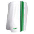 White-Green - Front - McKeever Childrens-Kids Core 22 Youth GAA Shorts
