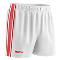 White-Red - Front - McKeever Unisex Adult Core 22 GAA Shorts