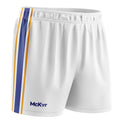 White-Royal Blue-Gold - Front - McKeever Unisex Adult Core 22 GAA Shorts