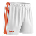 White-Orange - Front - McKeever Unisex Adult Core 22 GAA Shorts
