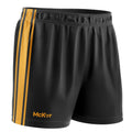 Black-Amber - Front - McKeever Unisex Adult Core 22 GAA Shorts