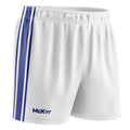 White-Royal Blue - Front - McKeever Unisex Adult Core 22 GAA Shorts