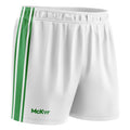 White-Green - Front - McKeever Unisex Adult Core 22 GAA Shorts
