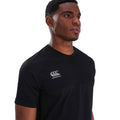 Black-Grey - Side - Canterbury Mens V2 Seamless T-Shirt