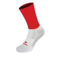 Red-White - Front - McKeever Childrens-Kids Pro Mid Calf Socks