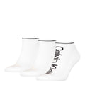 White - Front - Calvin Klein Mens Trainer Socks (Pack of 3)
