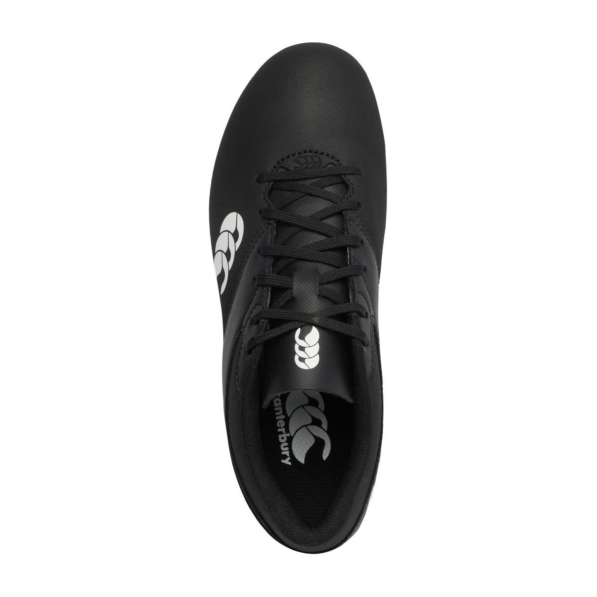 Black-White - Pack Shot - Canterbury Mens Phoenix Raze Soft Ground Rugby Boots