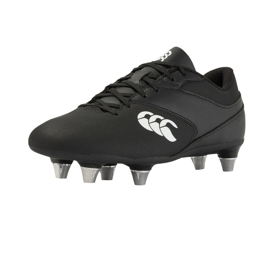 Black-White - Front - Canterbury Mens Phoenix Raze Soft Ground Rugby Boots