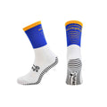 Royal Blue-Amber - Front - Murphys Childrens-Kids Pro GAA Gripped Mid Calf Socks