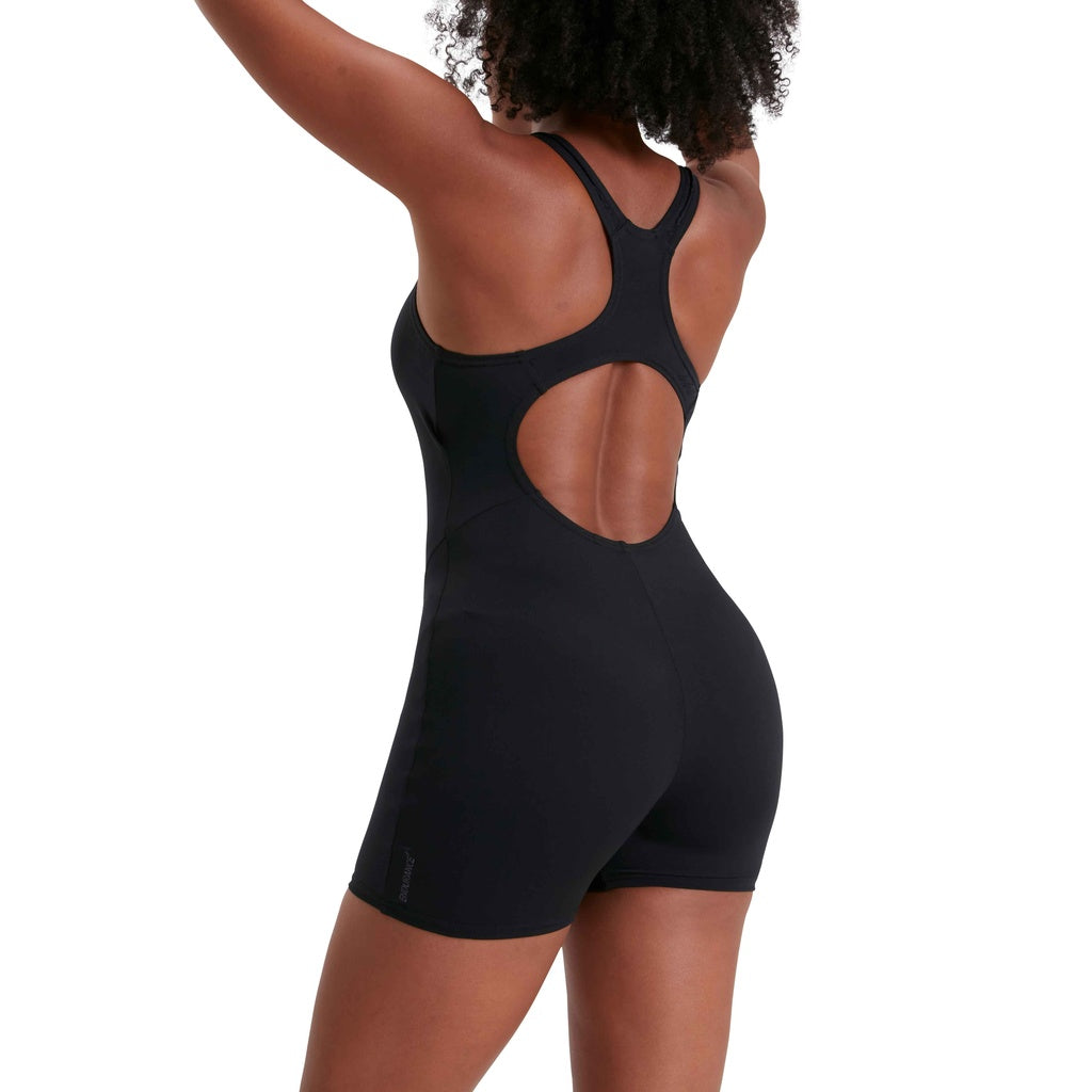 Black - Lifestyle - Speedo Womens-Ladies Eco Endurance+ Legsuit