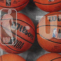 Black - Back - Wilson NBA Mesh Ball Bag