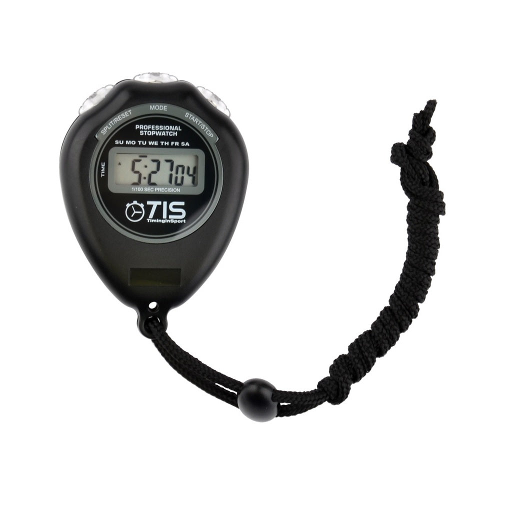 Black - Front - TIS Pro 018 Stop Watch