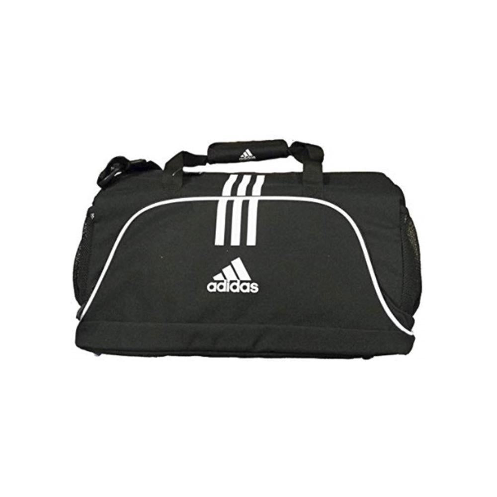 Black-White - Front - Adidas Logo Duffle Bag