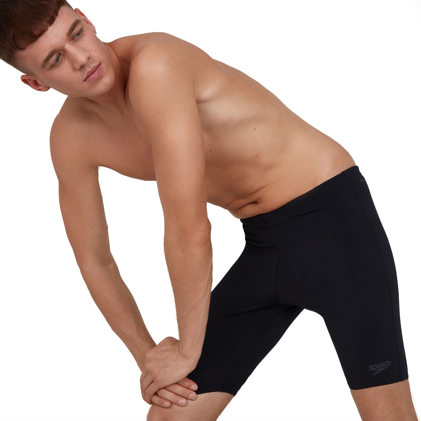 Black - Back - Speedo Mens Endurance Swim Shorts