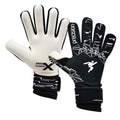 Black-White - Front - Precision Childrens-Kids Fusion X Pro Lite Giga Goalkeeper Gloves