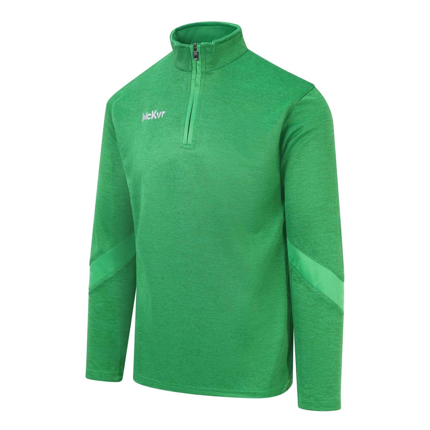Green - Front - McKeever Boys Core 22 Quarter Zip Top