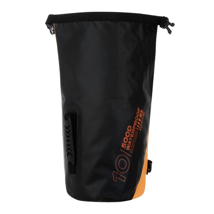 Black-Orange - Front - Zone3 Waterproof 10L Dry Bag