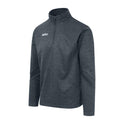 Charcoal - Front - McKeever Mens Core 22 Quarter Zip Sweatshirt