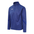 Royal Blue - Front - McKeever Mens Core 22 Quarter Zip Sweatshirt