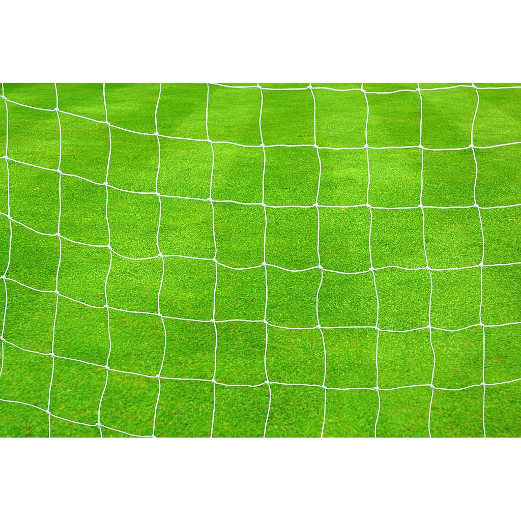 White - Front - Precision Knotted Football Net (Pack Of 2)