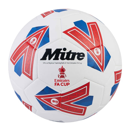 White-Blue-Red - Front - Mitre FA Cup 2023-2024 Football