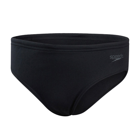 Black - Front - Speedo Boys Endurance+ Swim Briefs