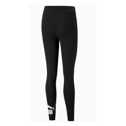 Black - Back - Puma Womens-Ladies ESS Logo Leggings