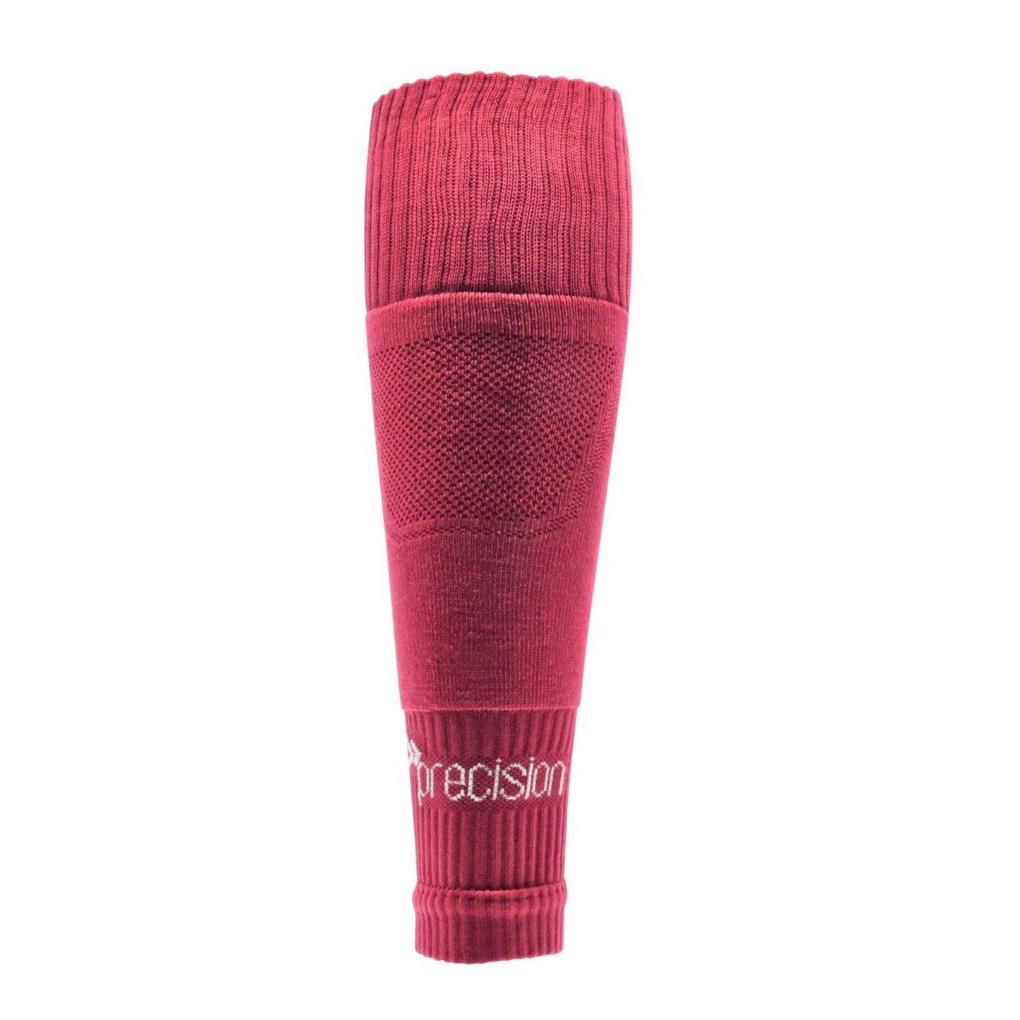 Maroon - Front - Precision Unisex Adult Pro Compression Footless Socks