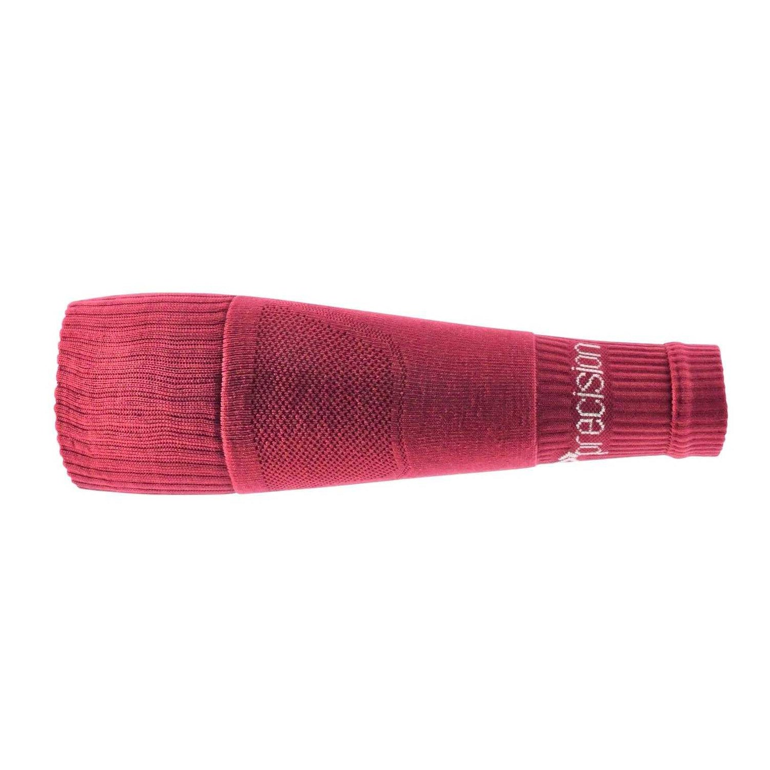 Maroon - Back - Precision Unisex Adult Pro Compression Footless Socks