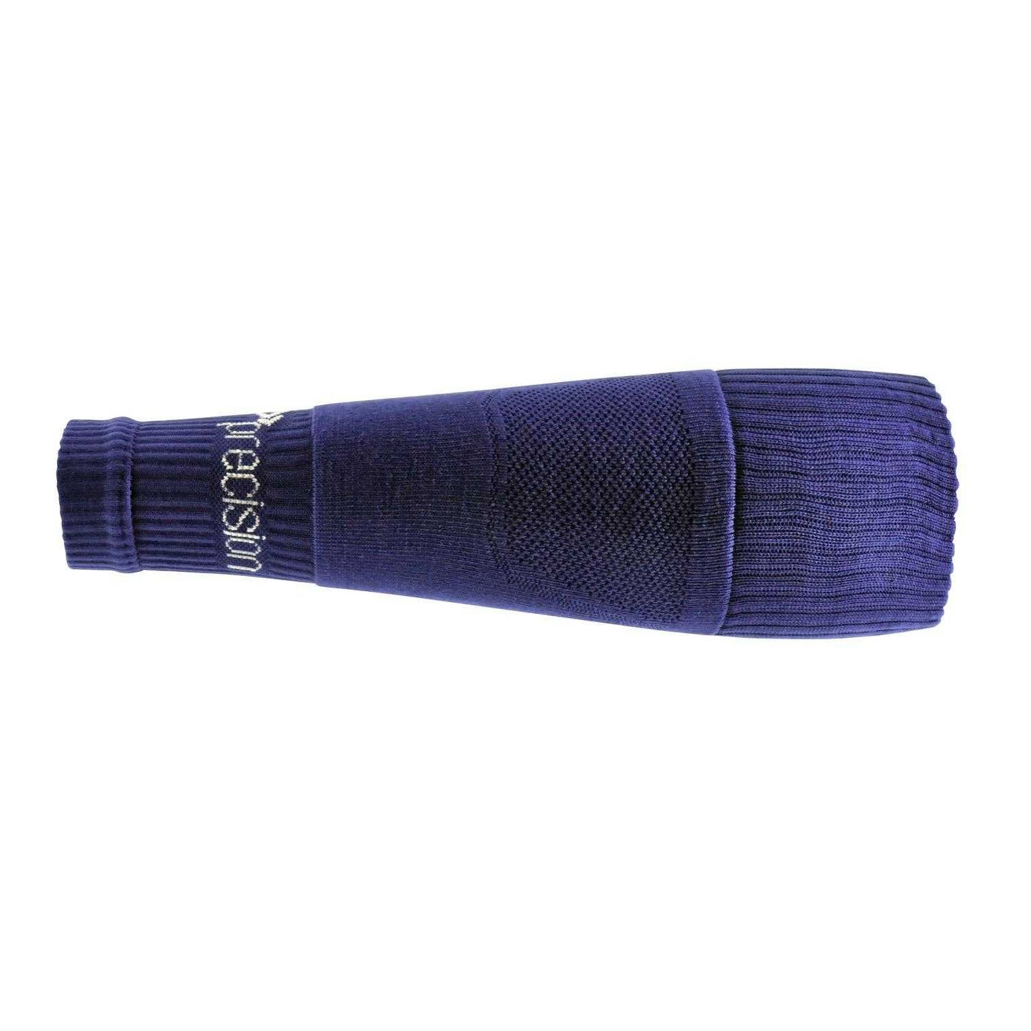 Navy - Back - Precision Unisex Adult Pro Compression Footless Socks