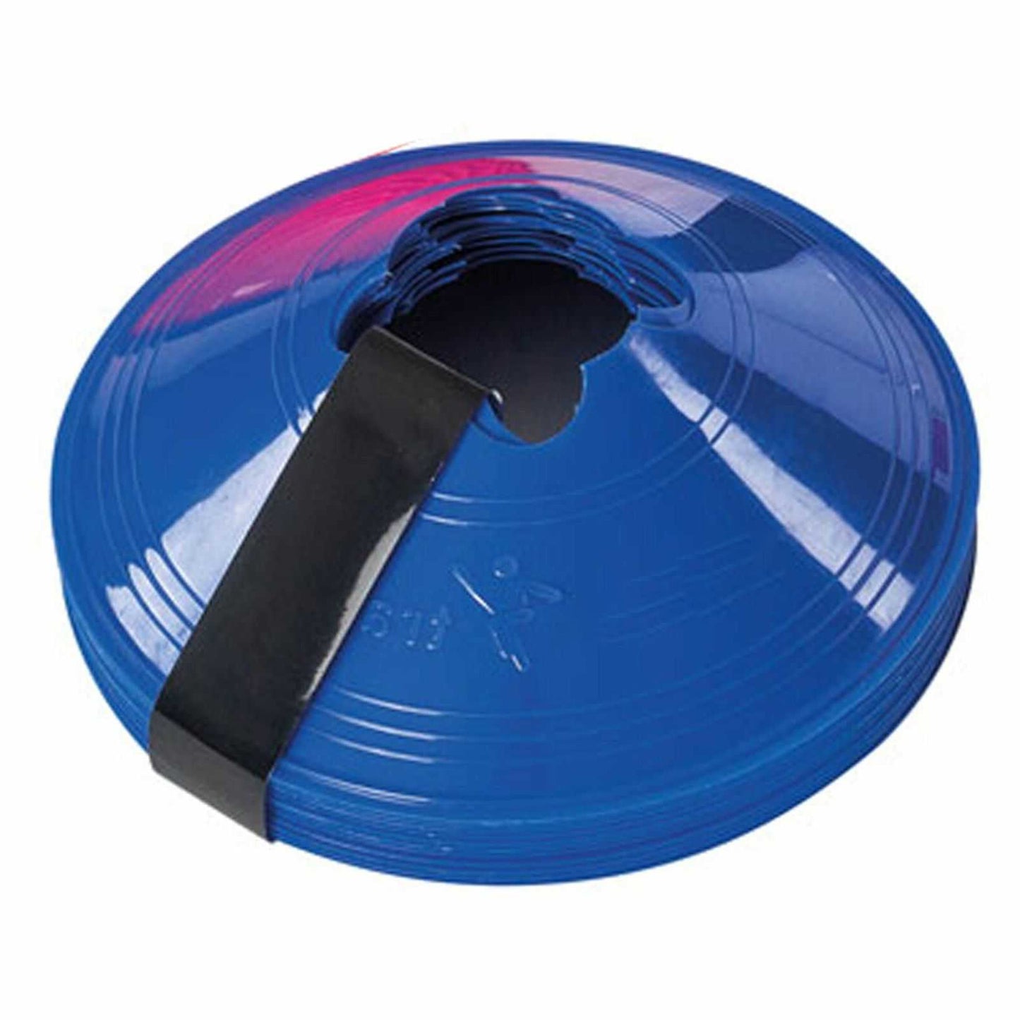 Blue - Back - Precision Sleeved Saucer Cones (Pack Of 10)