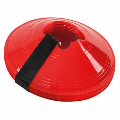 Red - Back - Precision Sleeved Saucer Cones (Pack Of 10)