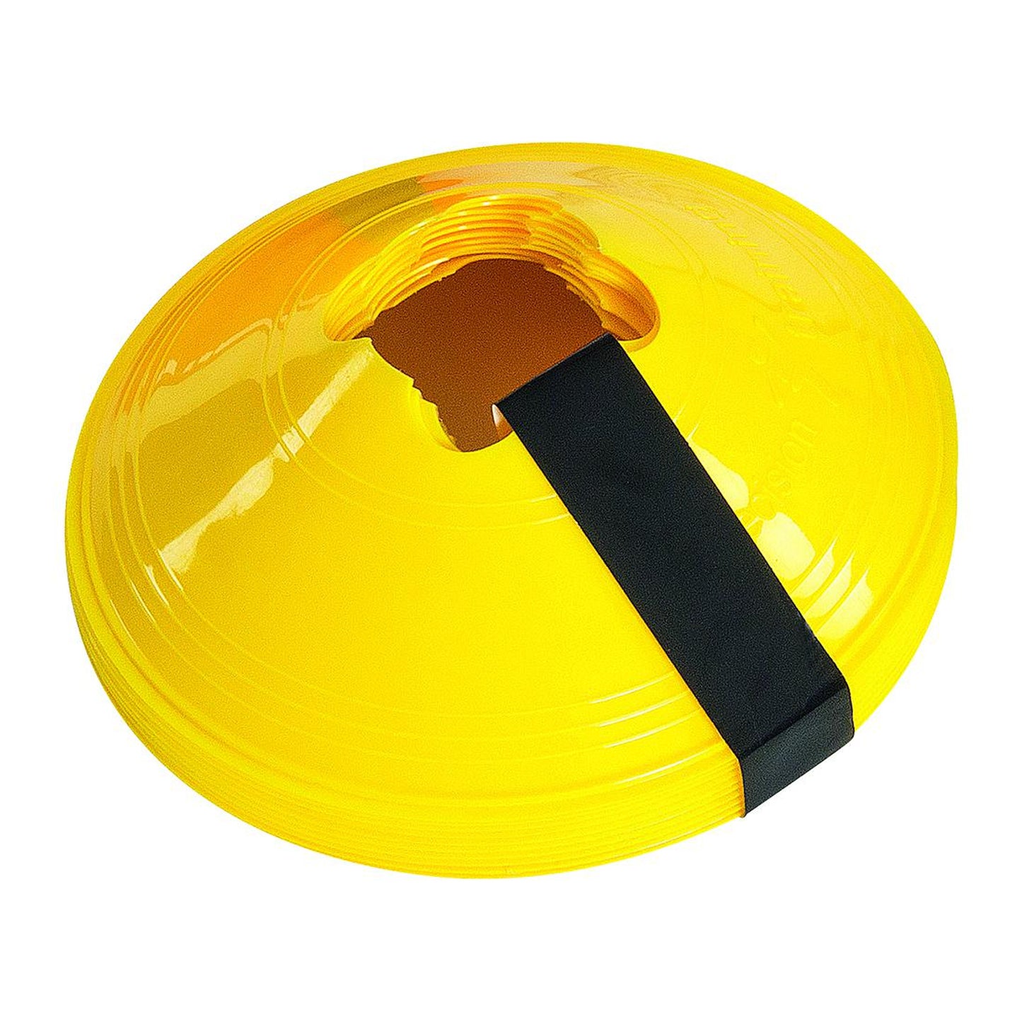 Yellow - Front - Precision Sleeved Saucer Cones (Pack Of 10)