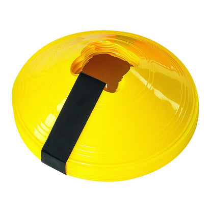 Yellow - Back - Precision Sleeved Saucer Cones (Pack Of 10)