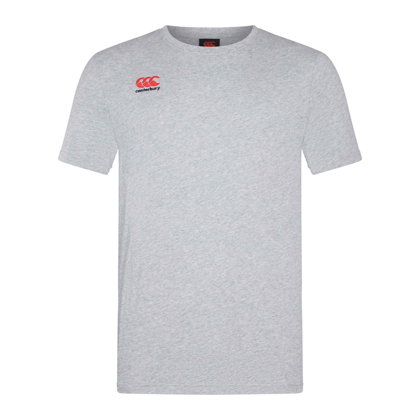 Grey Marl - Front - Canterbury Mens Logo T-Shirt