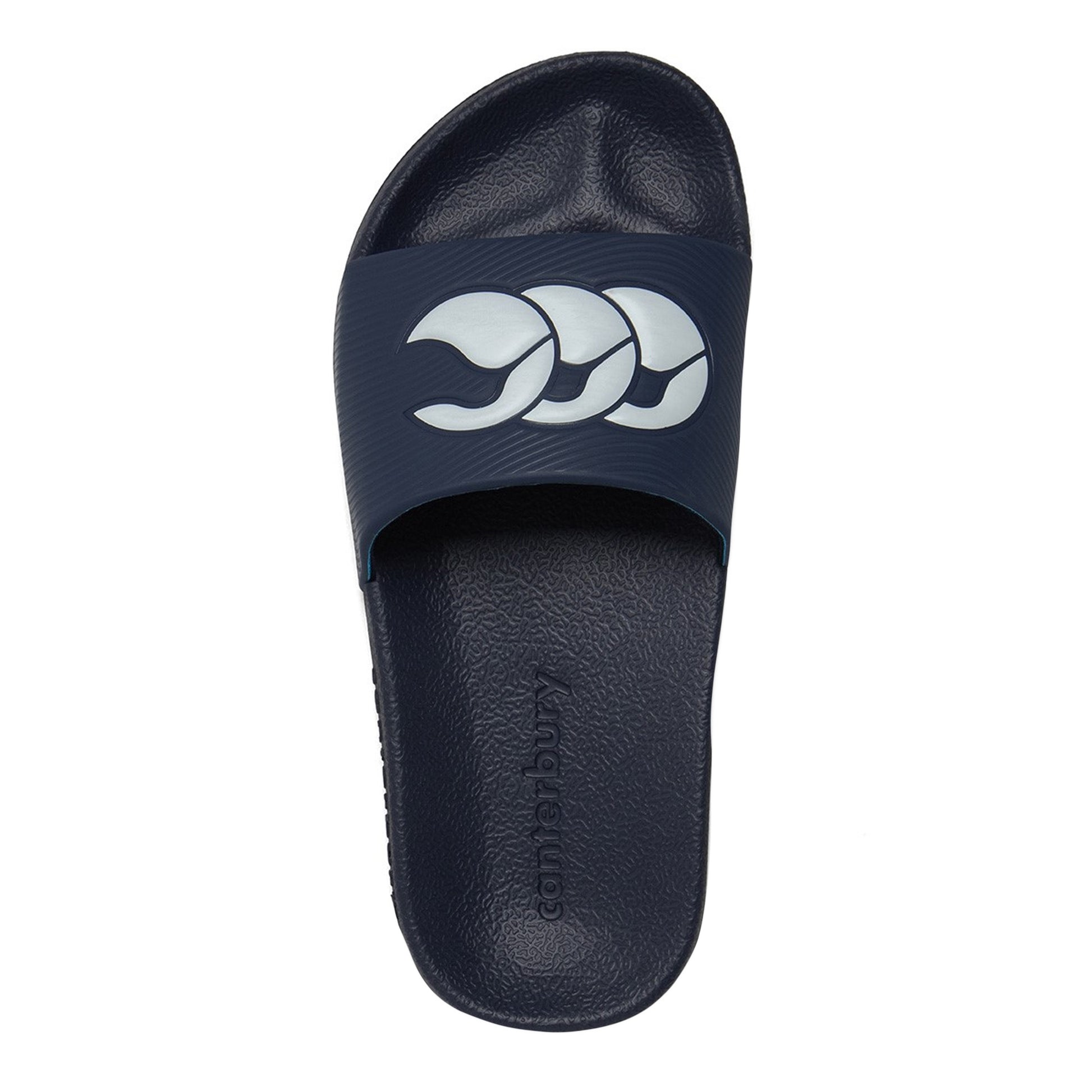 Navy-White - Back - Canterbury Unisex Adult Wide Sliders