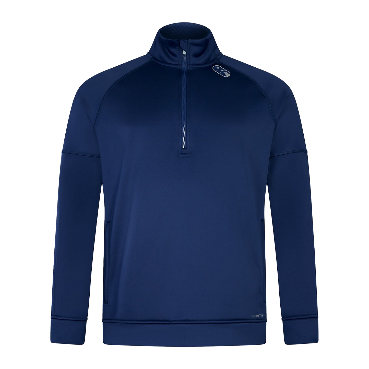 Medieval Blue - Front - Canterbury Mens Half Zip Fleece Top