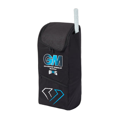 Black-Blue - Side - Gunn And Moore Diamond 606 Wheelie Duffle Bag