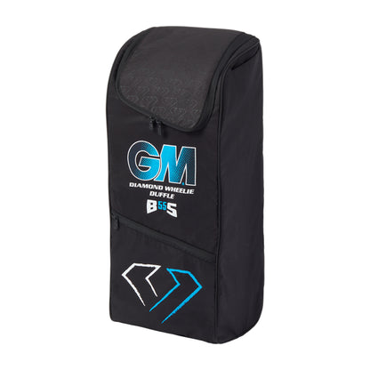 Black-Blue - Front - Gunn And Moore Diamond 606 Wheelie Duffle Bag